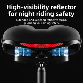 Selle de Vélo Ergonomique - Confort et Absorption des Chocs