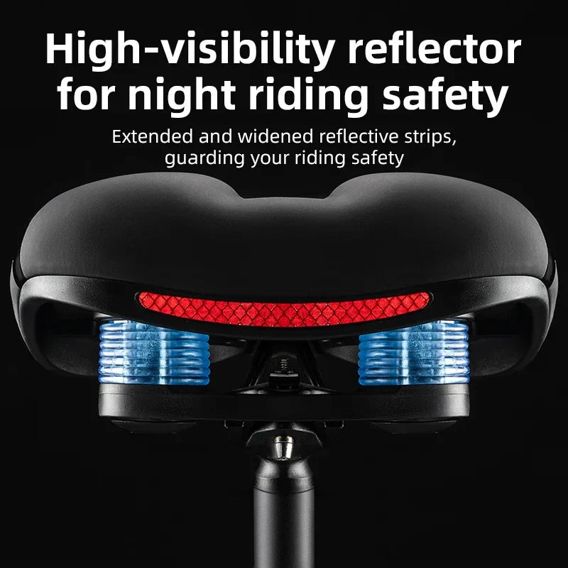 Selle de Vélo Ergonomique - Confort et Absorption des Chocs