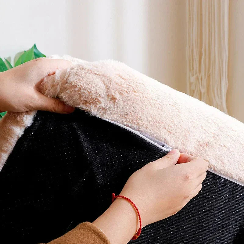 Lit de Luxe pour Chats et Chiens - Confort Douillet et Chaleur Hivernale