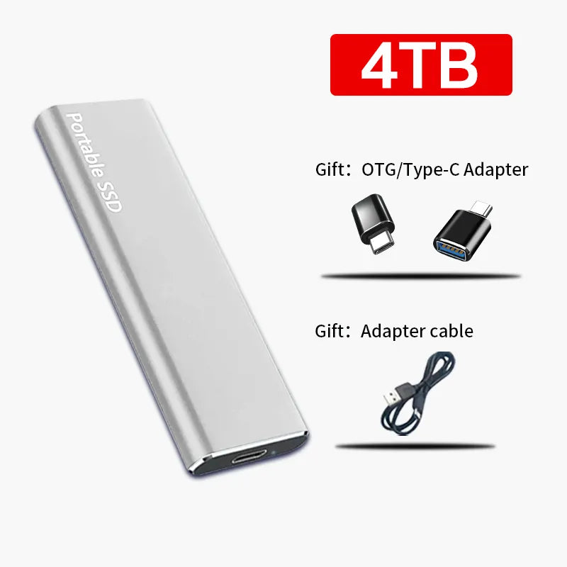 Disque Dur Externe USB-C 4 To - Stockage Portable et Durable