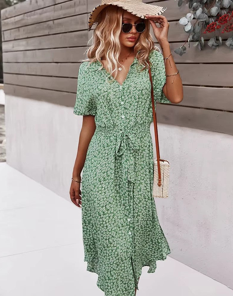 Robe Maxi Boho Femme - Imprimé Floral et Confort Aérien