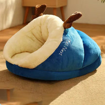 Lit pour Chien Pliable en Fleece - Confort Hivernal et Entretien Facile
