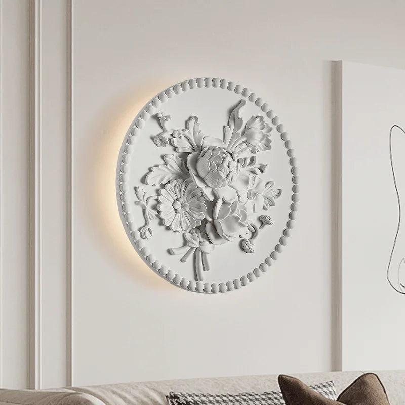 Applique Murale Vintage Ronde - Élégance Classique et Économie d'Énergie