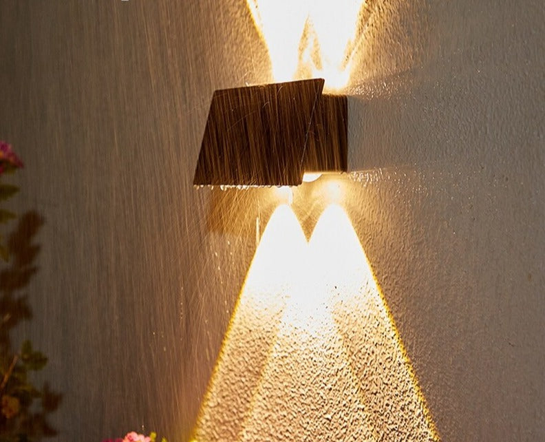 Lampe Murale Solaire Moderne - Éclairage Chic et Résistant aux Intempéries