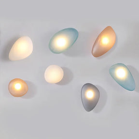 Applique Murale en Verre Coloré - Design Artistique et Écologique