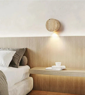 Applique Murale en Marbre - Éclairage LED Luxueux et Durable