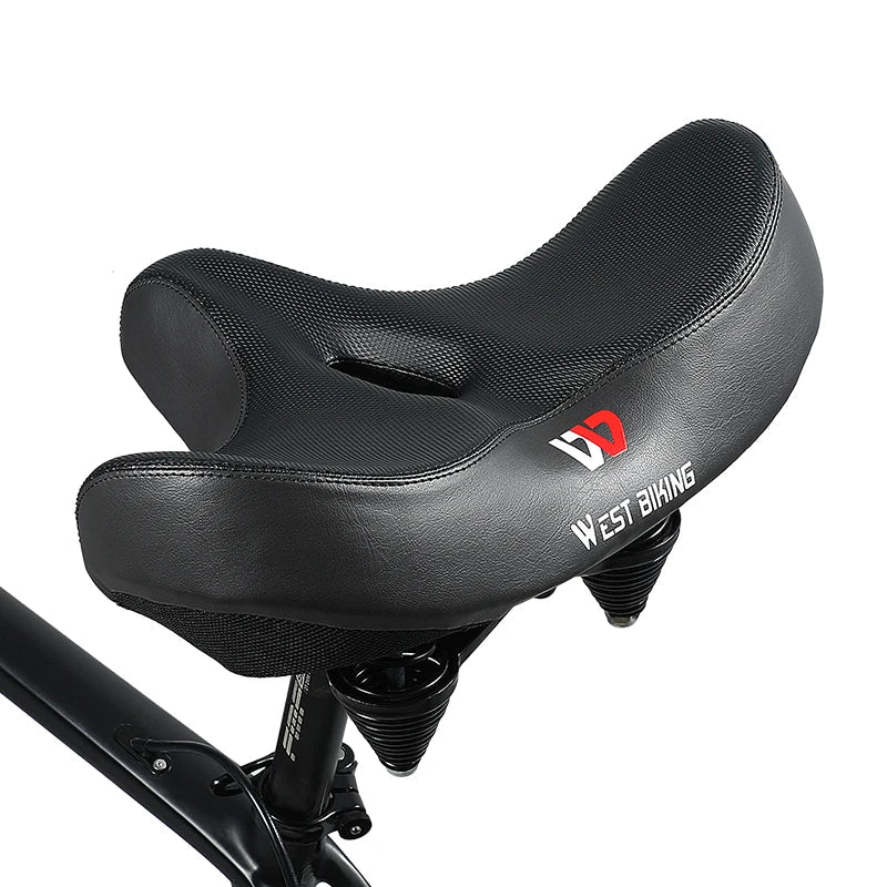 Selle de vélo confortable - Coussin épais et design respirant