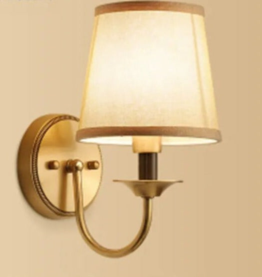 Lampe Murale Vintage Dorée - Éclairage Chaleureux et Élégant