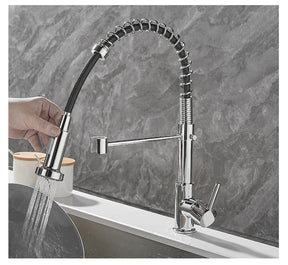 Robinet à Double Sortie pour Cuisine - Design Élégant et Installation Facile