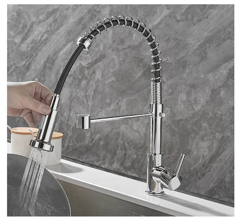 Robinet à Double Sortie pour Cuisine - Design Élégant et Installation Facile