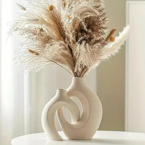 Vases en Céramique Moderne - Ensemble Élégant pour Décoration Intérieure