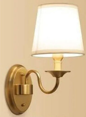 Lampe Murale Vintage Dorée - Éclairage Chaleureux et Élégant