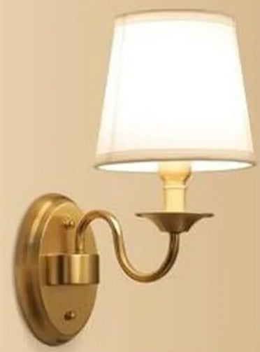 Lampe Murale Vintage Dorée - Éclairage Chaleureux et Élégant
