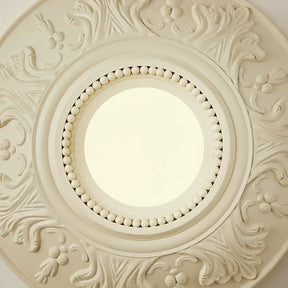 Lampe Vintage Ronde Blanche - Éclairage Rétro pour Intérieurs Sophistiqués