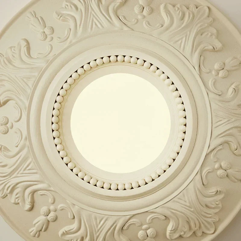 Lampe Vintage Ronde Blanche - Éclairage Rétro pour Intérieurs Sophistiqués