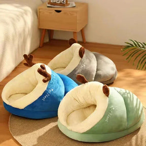 Lit pour Chien Pliable en Fleece - Confort Hivernal et Entretien Facile