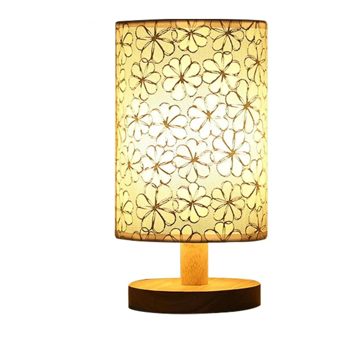 Lampe en Bois Massif Design - Lumière LED Économique et Apaisante