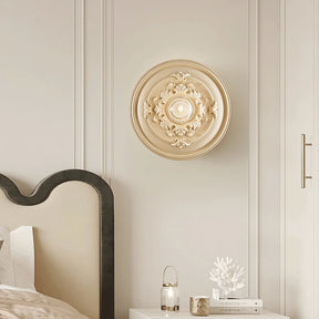 Applique Murale Ronde Rétro - Éclairage Élégant et Durable