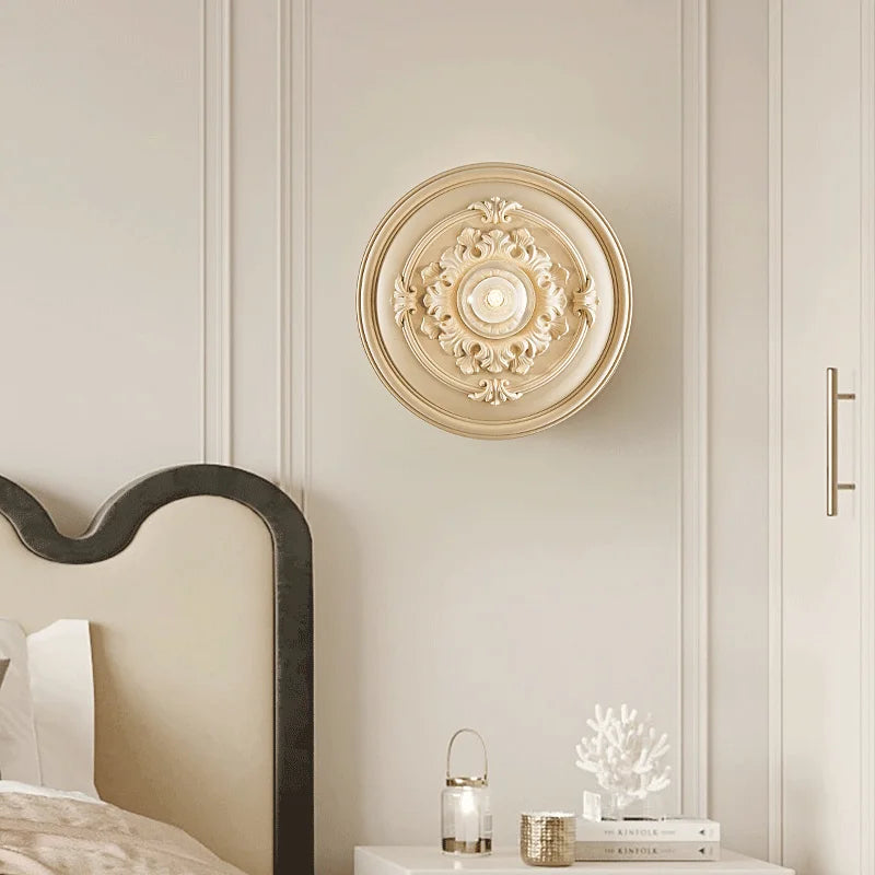Applique Murale Ronde Rétro - Éclairage Élégant et Durable
