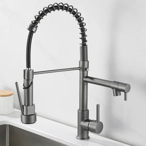 Robinet à Double Sortie pour Cuisine - Design Élégant et Installation Facile