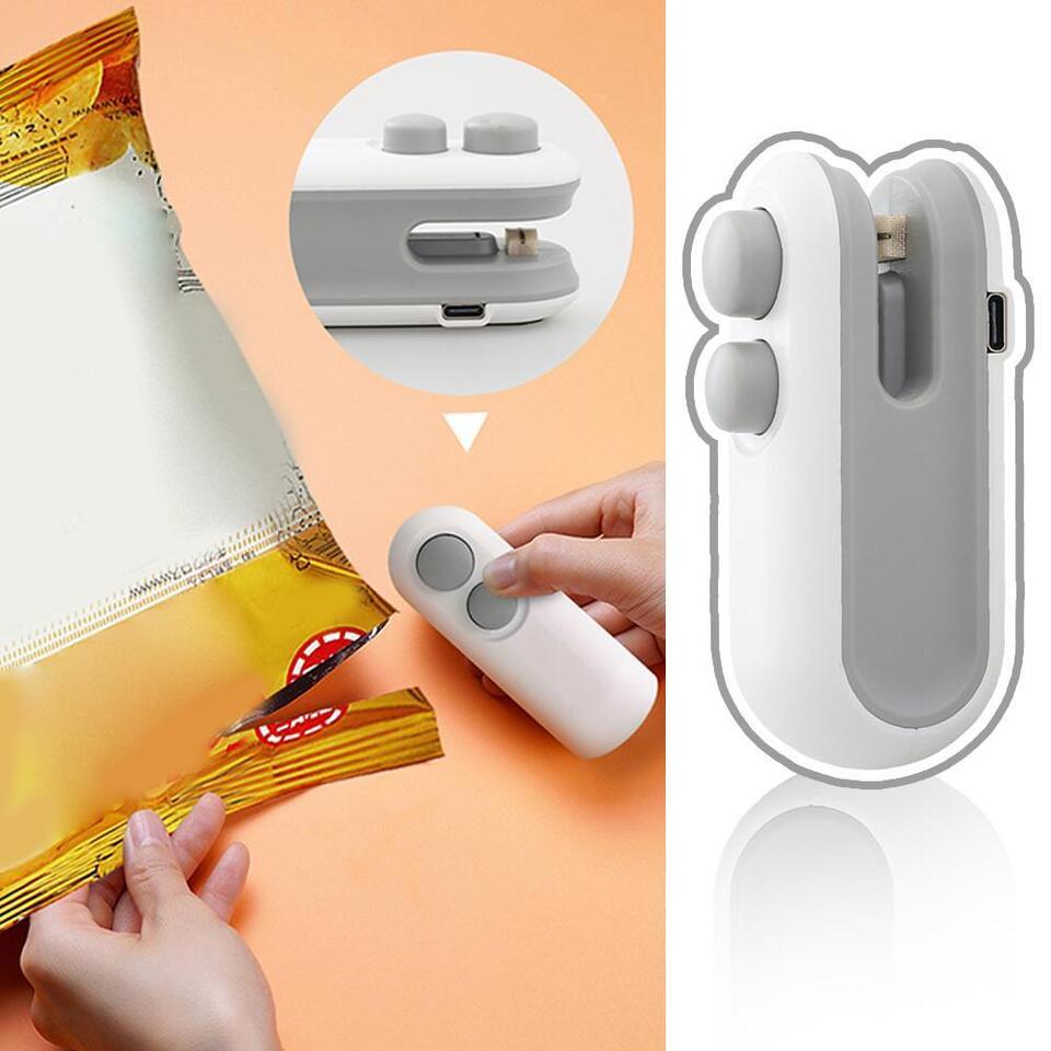 Scelleur de Sac Portable pour Aliments - Préserve la Fraîcheur et Économise de l'Argent