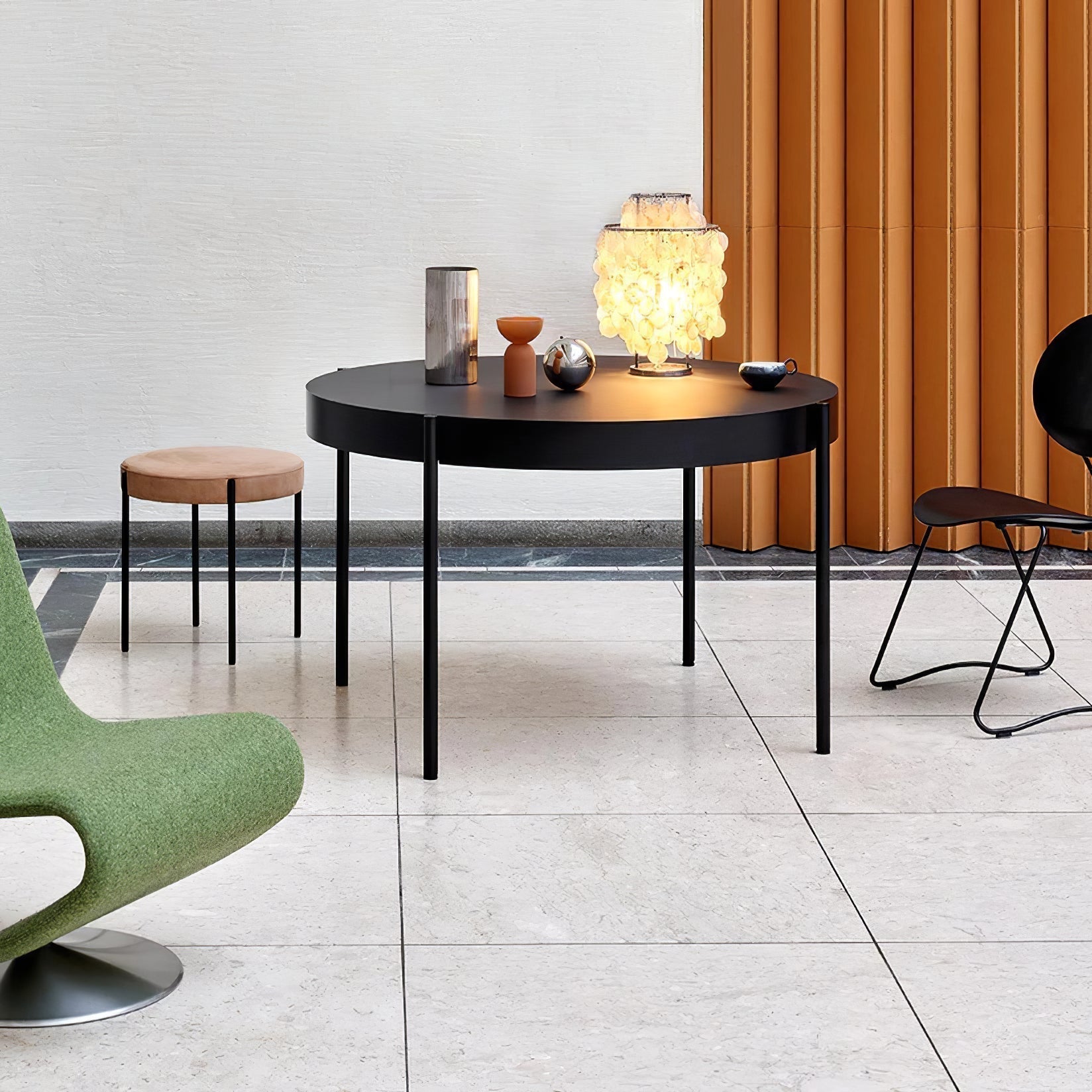 Lampe de Table en Coquillage Naturel - Design Élégant et Lumière Chaleureuse