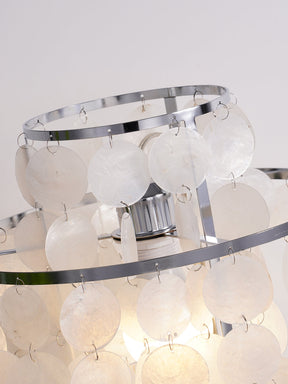 Lampe de Table en Coquillage Naturel - Design Élégant et Lumière Chaleureuse