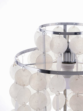 Lampe de Table en Coquillage Naturel - Design Élégant et Lumière Chaleureuse