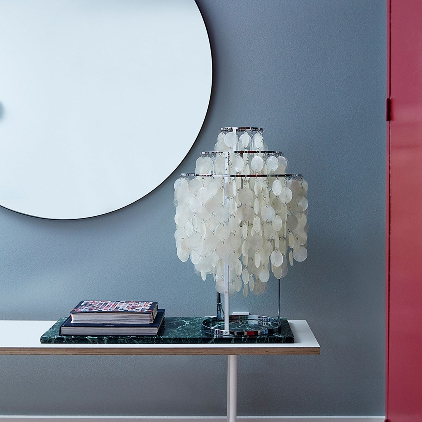 Lampe de Table en Coquillage Naturel - Design Élégant et Lumière Chaleureuse