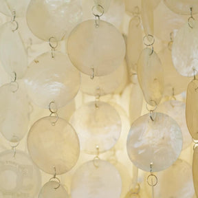 Lampe de Table en Coquillage Naturel - Design Élégant et Lumière Chaleureuse