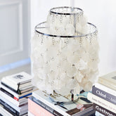 Lampe de Table en Coquillage Naturel - Design Élégant et Lumière Chaleureuse
