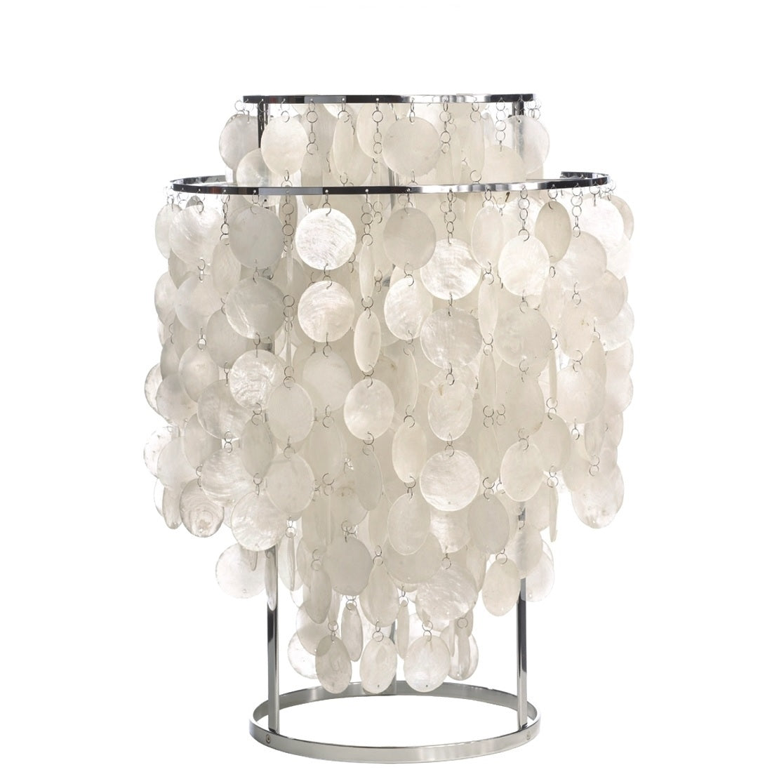Lampe de Table en Coquillage Naturel - Design Élégant et Lumière Chaleureuse