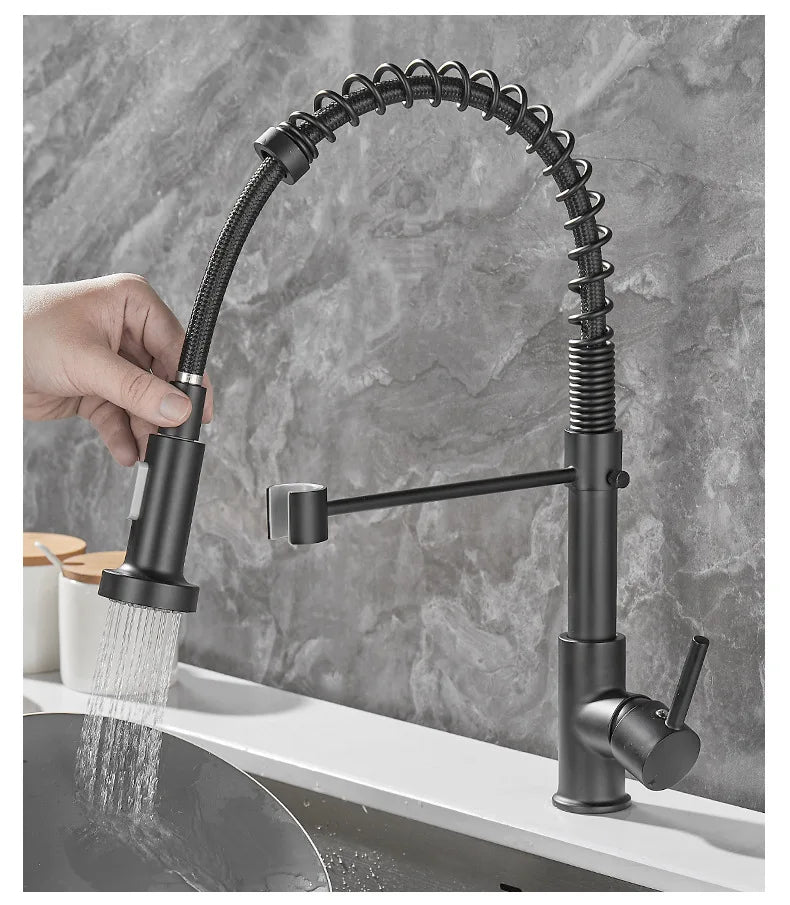 Robinet à Double Sortie pour Cuisine - Design Élégant et Installation Facile