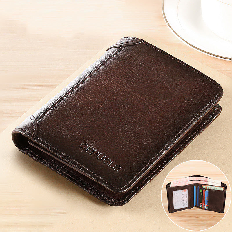 Portefeuille RFID Slim pour Hommes - Protection Anti-Vol et Design Élégant