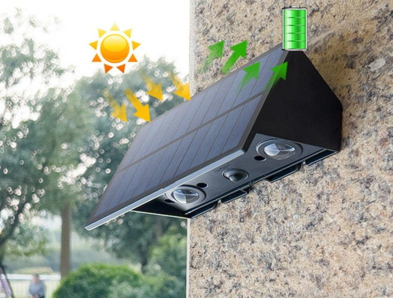 Lampe Solaire à Détection de Mouvement - Éclairage Automatique et Résistant aux Intempéries