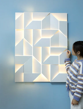 Lampe Murale 3D Économique - Éclairage Élégant et Durable