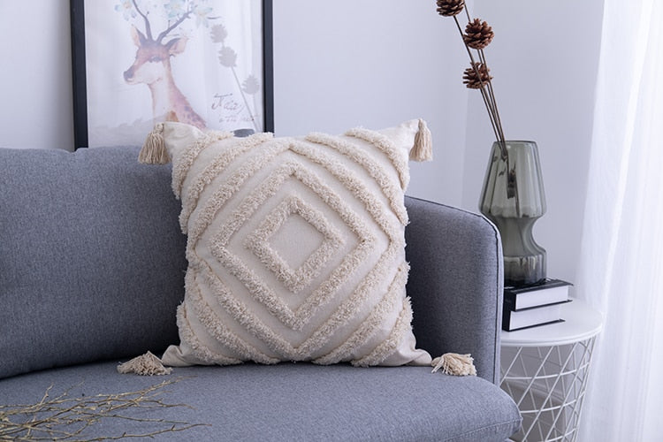 Housses de Coussin Boho Chic - Ambiance Ibiza et Style Unique