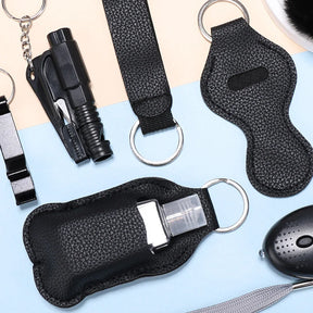 Porte-Clés de Self-Défense pour Femmes - Alarme et Casse-Vitre Inclus