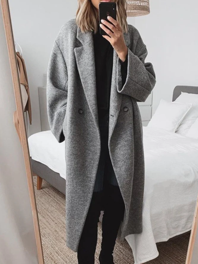 Manteau Long Surdimensionné pour Femmes - Élégance et Confort pour l'Hiver