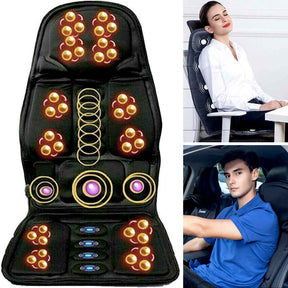Coussin de Massage Shiatsu Chauffant - Soulagement Apaisant du Dos et du Cou