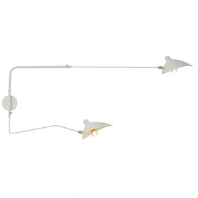 Applique Murale à Double Bras - Éclairage Flexible et Économe en Énergie
