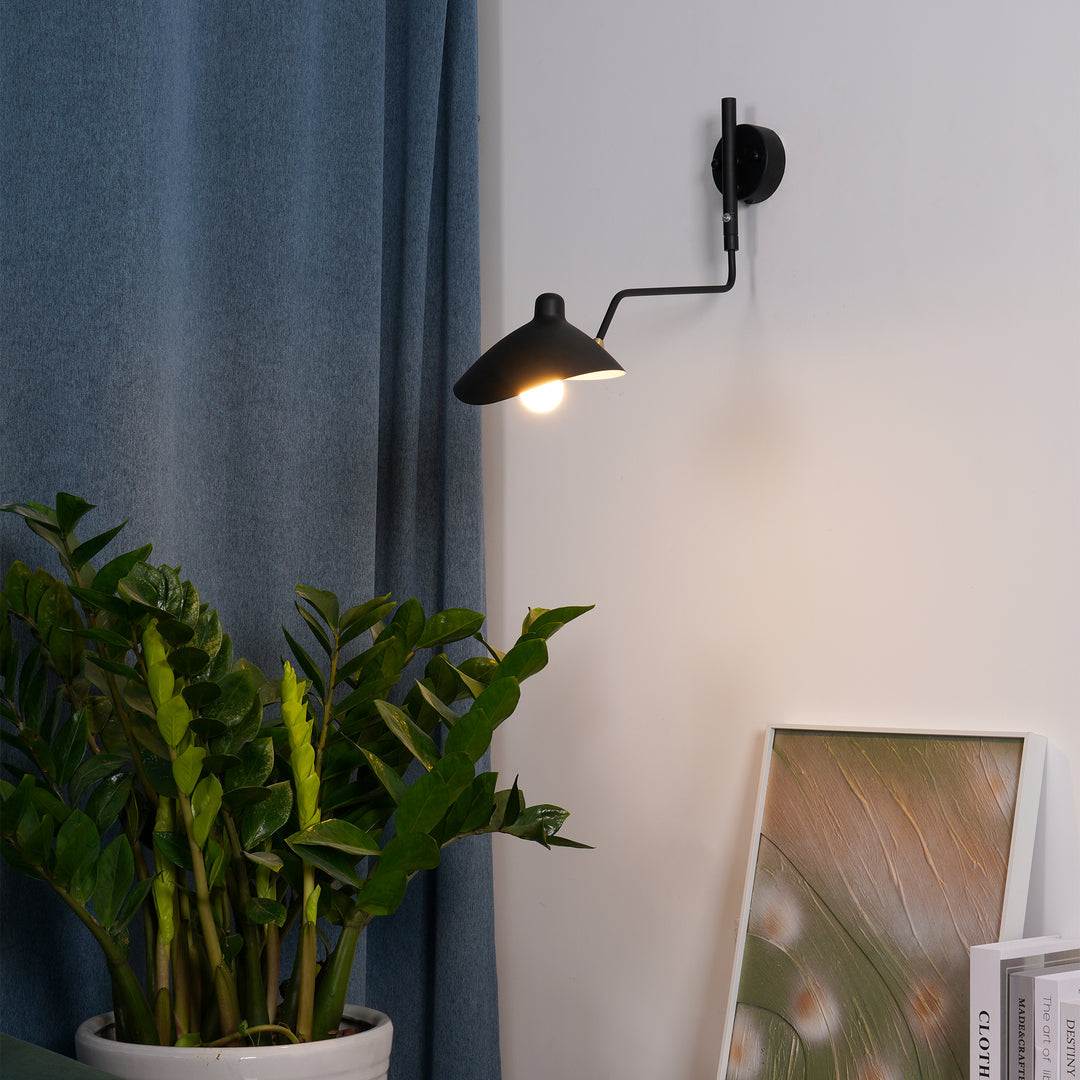 Applique Murale à Double Bras - Éclairage Flexible et Économe en Énergie