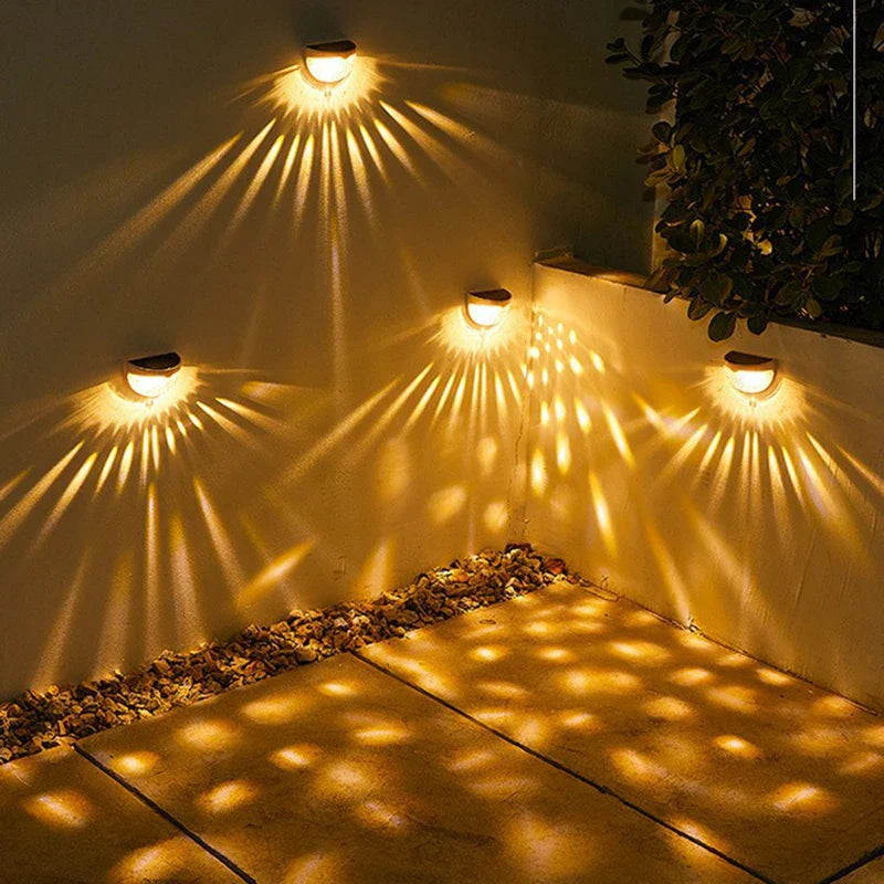 Luminaires Muraux Solaires Extérieurs - Éclairage Étanche et Décoratif pour Jardin