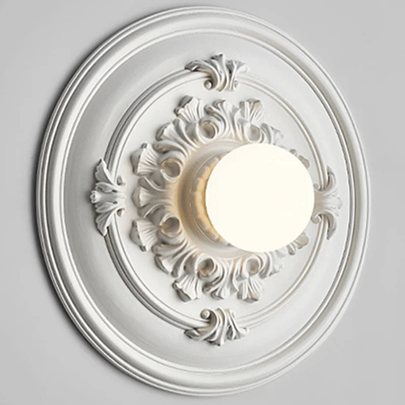 Applique Murale Ronde Rétro - Éclairage Élégant et Durable