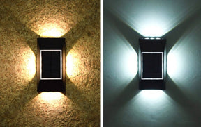 Lampe d'escalier solaire étanche - Éclairage Durable pour Espaces Extérieurs