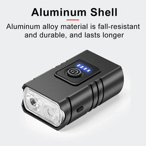 Lumières de Vélo Rechargeables USB - 1500 Lumens et 6 Modes de Sécurité
