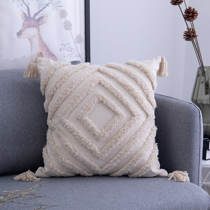 Housses de Coussin Boho Chic - Ambiance Ibiza et Style Unique