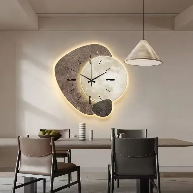 Horloge Murale Minimaliste en Bois - Élégance Silencieuse pour Intérieurs Modernes