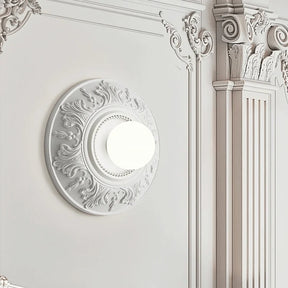 Lampe Vintage Ronde Blanche - Éclairage Rétro pour Intérieurs Sophistiqués