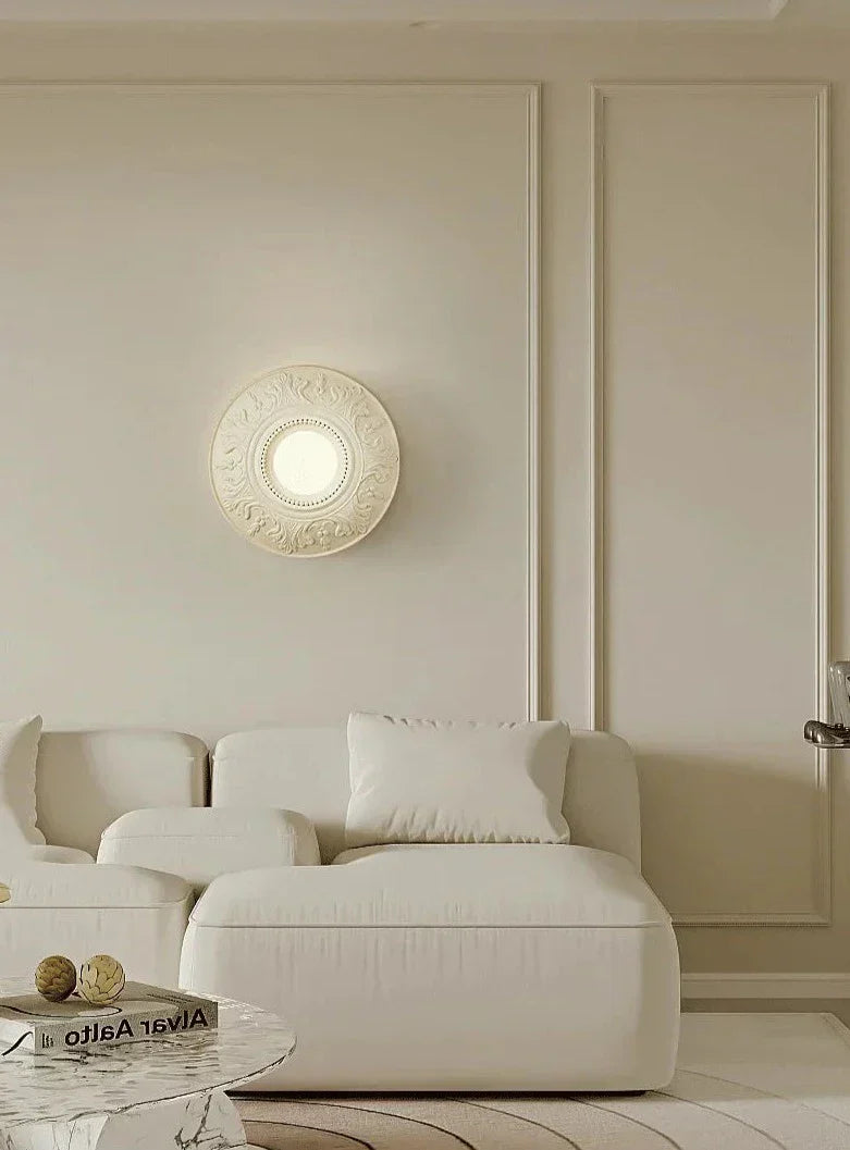 Lampe Vintage Ronde Blanche - Éclairage Rétro pour Intérieurs Sophistiqués
